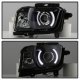 Chevy Camaro 2010-2013 Black Projector Headlights Halo