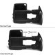 Ford Excursion 1999-2002 Glossy Black Tow Mirrors Smoked Switchback LED Sequential Signal