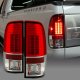 Ford F350 Super Duty 2008-2014 Red and Clear LED Tail Lights