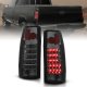 Chevy Suburban 1992-1999 Smoked LED Tail Lights