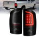 Dodge Ram 2500 2003-2006 Black Smoked Tube LED Tail Lights