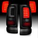 Dodge Ram 3500 1994-2001 Black Smoked LED Tail Lights Tube