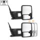 Toyota Tundra 2007-2021 Glossy Black Power Folding Tow Mirrors LED Lights