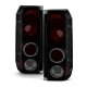 Ford F250 1987-1996 Black Smoked Altezza Tail Lights