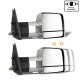 Toyota Tundra 2014-2021 Chrome Towing Mirrors Smoked Switchback LED Sequential Signal