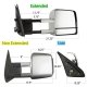 Toyota Tundra 2007-2021 Chrome Power Folding Tow Mirrors Smoked Switchback LED Sequential Signal