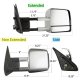 Toyota Sequoia 2008-2021 Chrome Power Folding Tow Mirrors Smoked Switchback LED Sequential Signal