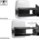 Chevy Silverado 2500HD 2015-2019 Towing Mirrors Cool White Plus