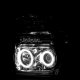 Ford F450 Super Duty 2008-2010 Clear Projector Headlights with Halo and LED