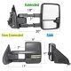 Dodge Ram 3500 2010-2018 Power Fold Tow Mirrors Smoked Switchback LED DRL Sequential Signal