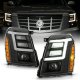 Cadillac Escalade 2007-2014 Black Projector Headlights