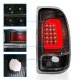 Dodge Dakota 1997-2004 Black Tube LED Tail Lights