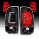 Dodge Dakota 1997-2004 Black Tube LED Tail Lights