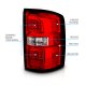 GMC Sierra 2500HD 2015-2018 Red LED Tail Lights