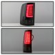 GMC Sierra 2500HD 2007-2014 Black Smoked Tube LED Tail Lights