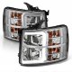 Chevy Silverado 2500HD 2007-2014 DRL Tube Projector Headlights