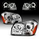 Dodge Magnum 2005-2007 Projector Headlights Chrome Halo LED