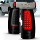 GMC Yukon Denali 2007-2014 Black Smoked LED Tube Tail Lights