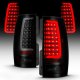 GMC Yukon Denali 2007-2014 Black Smoked LED Tube Tail Lights