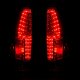 Chevy Tahoe 1995-1999 LED Tail Lights Red Clear