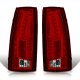 GMC Yukon 1992-1999 LED Tail Lights Red Clear