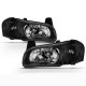 Nissan Maxima 2000-2001 Black Euro Headlights