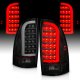 Toyota Tacoma 2005-2015 Black Smoked Tube LED Tail Lights