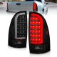 Toyota Tacoma 2005-2015 Black Smoked Tube LED Tail Lights