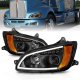 Kenworth T170 2008-2015 Black Projector Headlights LED DRL