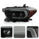 Toyota Tacoma SR 2016-2023 Black Smoked DRL Projector Headlights Dynamic Signal