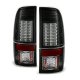 Ford F550 Super Duty 2008-2016 Black LED Tail Lights