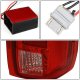 Ford Bronco 1989-1996 Red Tube LED Tail Lights