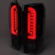 Ford Bronco 1989-1996 Black Tube LED Tail Lights