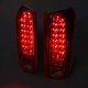 Ford F150 1986-1996 Red LED Tail Lights