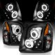 GMC Yukon 2007-2014 Black Projector Headlights Halo