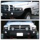 Dodge Ram 2500 1994-2002 Black Halo Projector Headlights with LED