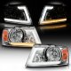 Ford F150 2004-2008 Euro Headlights LED DRL Dynamic Signal