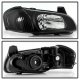 Nissan Maxima 2000-2001 Black Euro Headlights