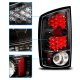 Dodge Ram 3500 2003-2005 LED Tail Lights Black