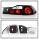 Honda Accord Sedan 2001-2002 Black Altezza Tail Lights