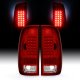 Ford F250 Super Duty 1999-2007 Red LED Tail Lights