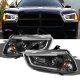 Dodge Charger 2011-2014 Black Projector Headlights LED DRL