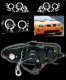 Pontiac GTO 2004-2006 Clear Dual Halo Projector Headlights with Integrated LED