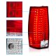 GMC Yukon Denali 2007-2013 Red and Clear LED Tail Lights