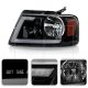 Lincoln Mark LT 2006-2008 Black Euro Headlights LED DRL Dynamic Signal