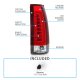 Cadillac Escalade 1999-2000 Red Tube LED Tail Lights