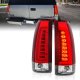 Chevy 3500 Pickup 1988-1998 Red Tube LED Tail Lights