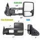 Chevy Suburban 2000-2002 Power Folding Tow Mirrors Smoked Switchback LED DRL Sequential Signal