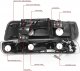Chevy Silverado 3500 2001-2002 Black LED Tube DRL Headlights Set