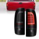 Ford F350 1999-2007 Black Smoked LED Tail Lights Tube